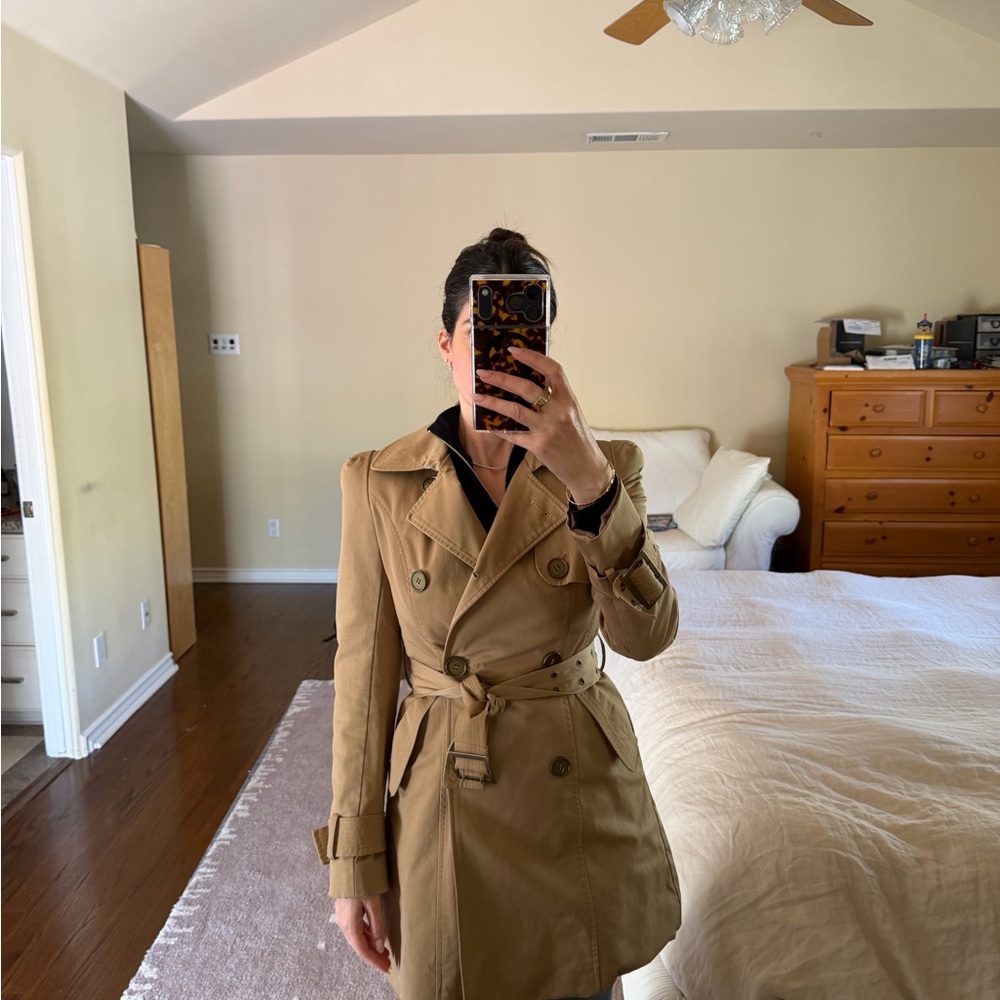 Fulton Trench rain coat. Xs Used​ - Picture 2 of 3